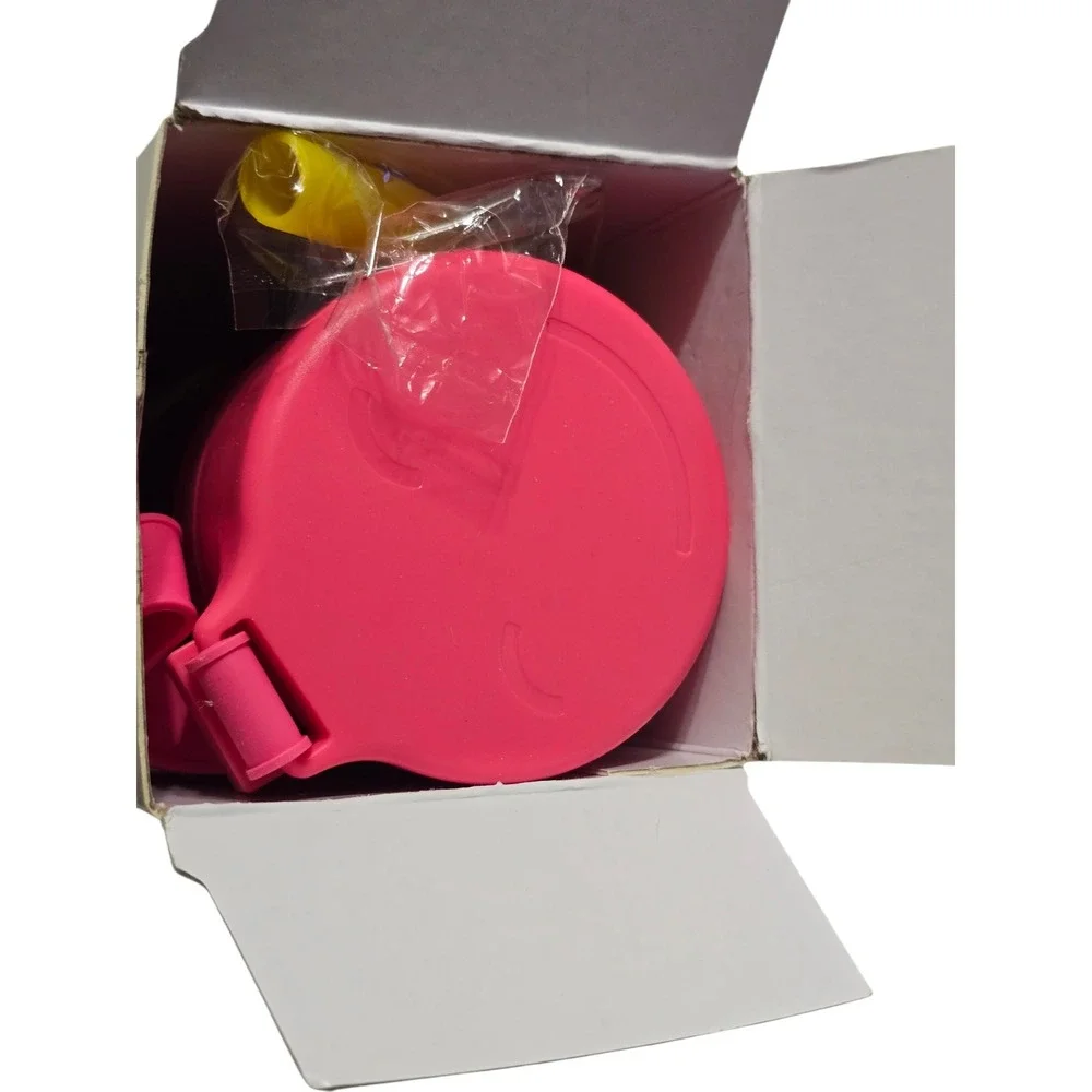 Tenswall‎ Portable Fruit Juicer Cup Pink USB Rechargeable Personal Blender 380ml